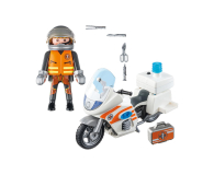 PLAYMOBIL Motocykl ratowniczy ze światłem - 539898 - zdjęcie 3